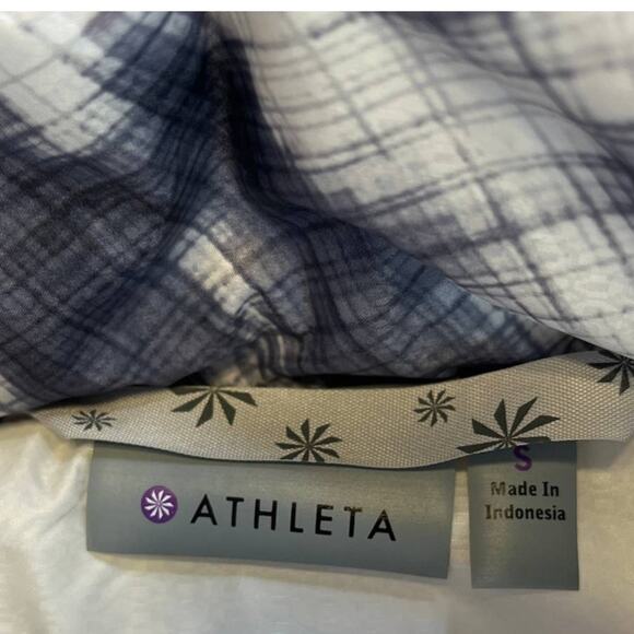 Athleta Altitude Goose Down Winter Outdoor Puffer Zip Front Vest Gray Cloud S - Picture 3 of 12